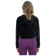 Target Γυναικεία ζακέτα Hooded Velour Crop Jacket